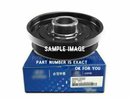 0K77011402 GENUINE OEM DAMPER PULLEY SPORTAGE 00-03
